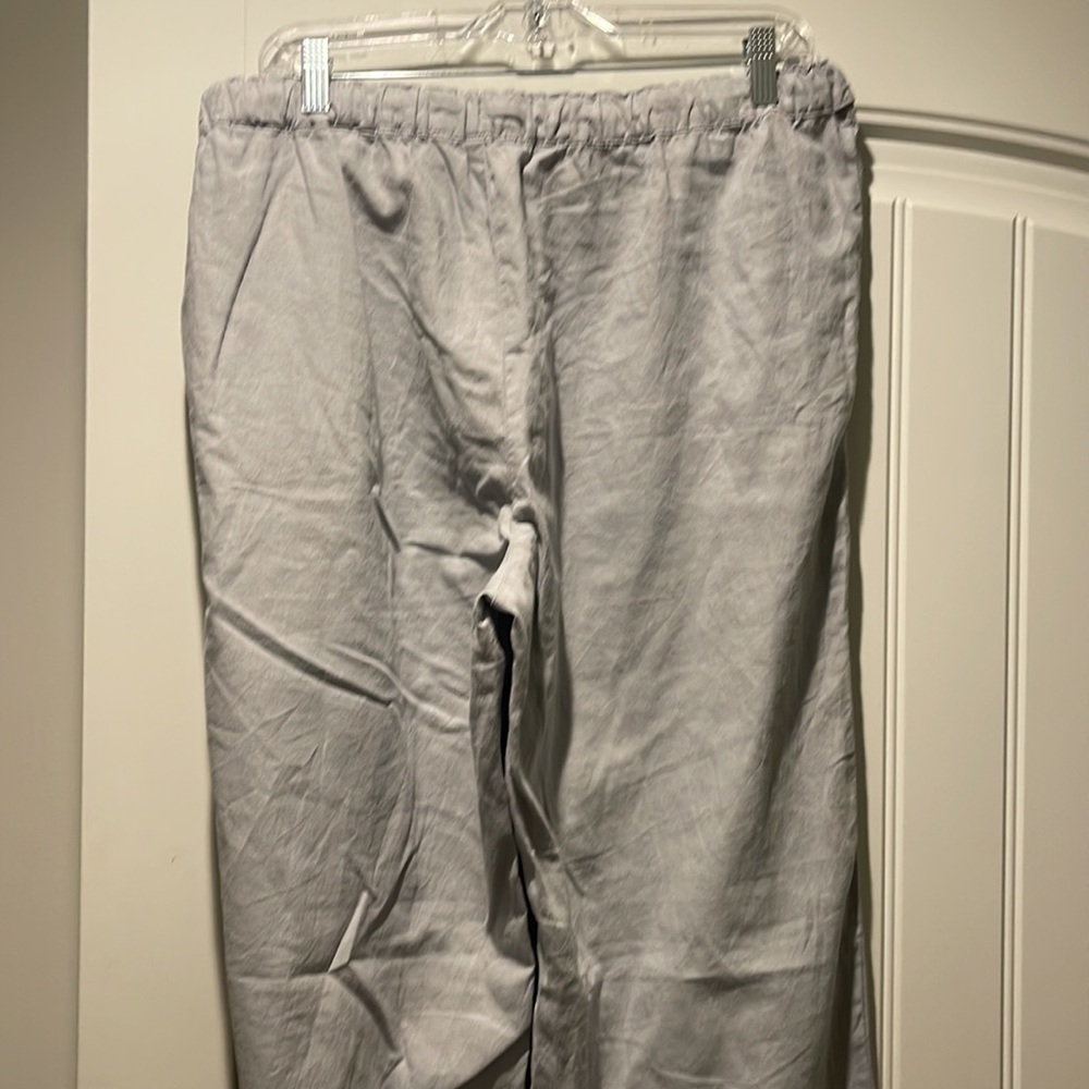 Drawstring gray lightweight pants - Picture 3 of 3